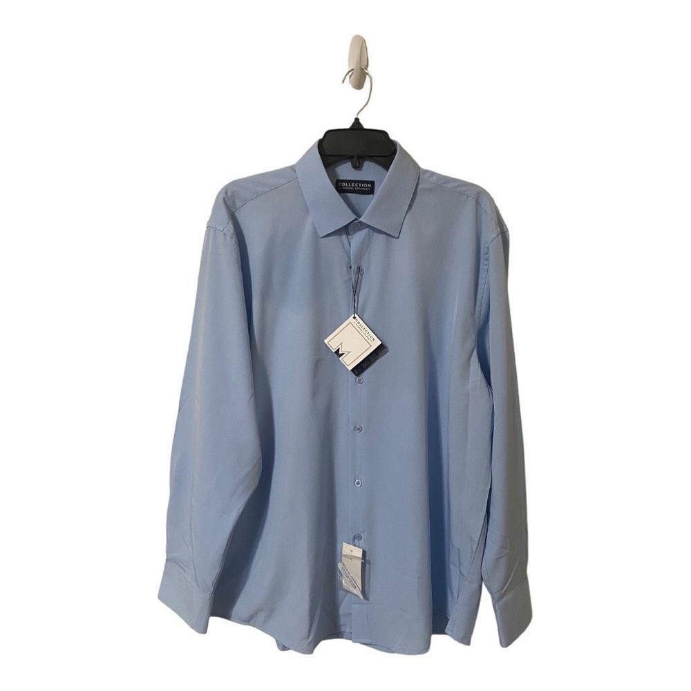 Michael Strahan Collection Men’s Button Down Dress Shirt Size XL